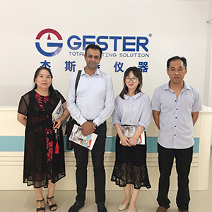 Warmly Welcome India Customer visit GESTER