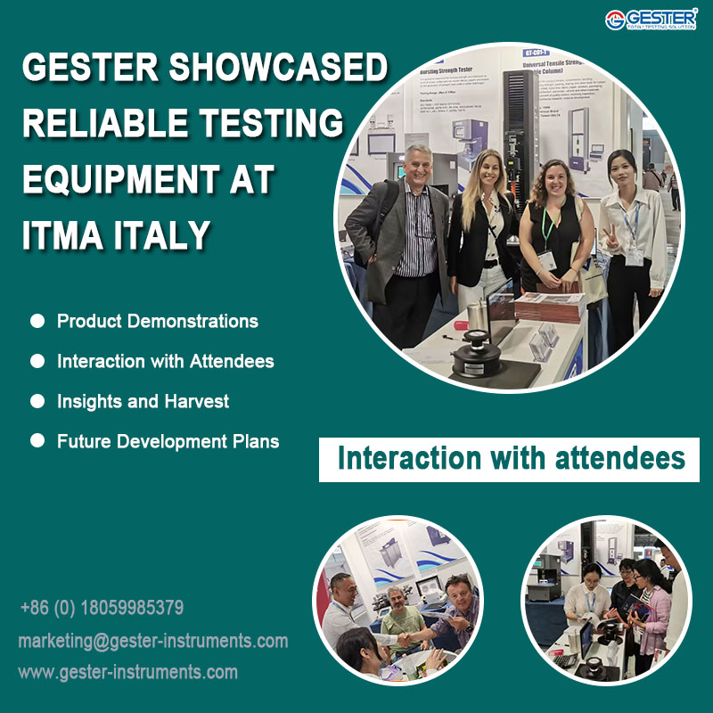 GESTER Showcased Reliable Testing Equipment at ITMA Italy