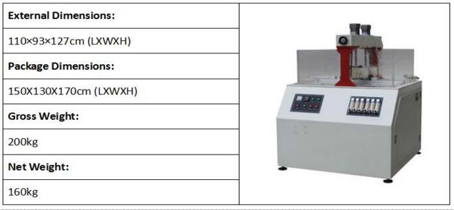Máy kiểm tra khả năng chống nước của giày
