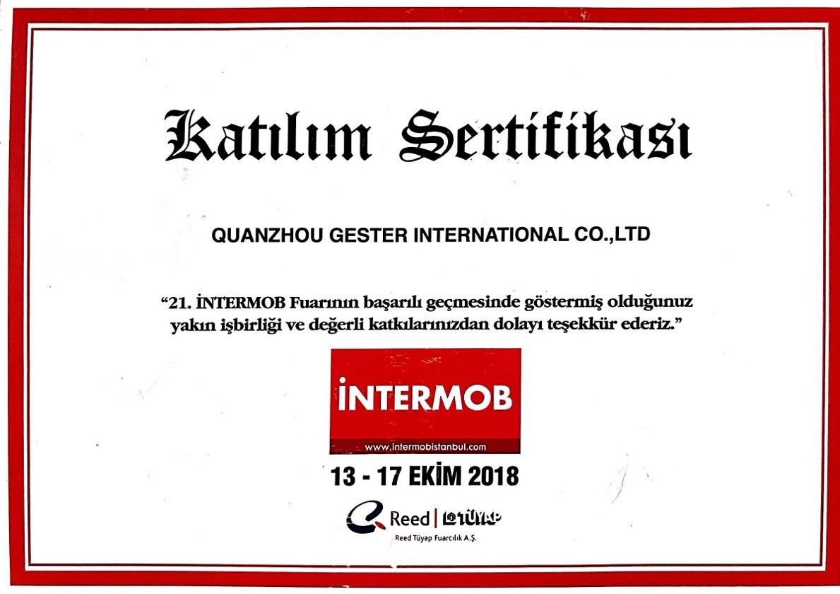 INTERMOB Exhibition GESTER In Turkey