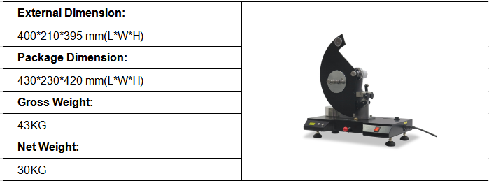 Máy kiểm tra độ rách kiểu con lắc rơi GT-C10B Máy kiểm tra độ rách kiểu con lắc rơi GT-C10B