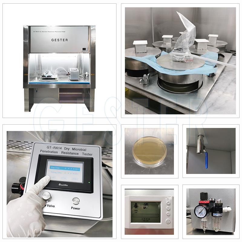 Dry Microbial Penetration Resistance Tester GT-RA14