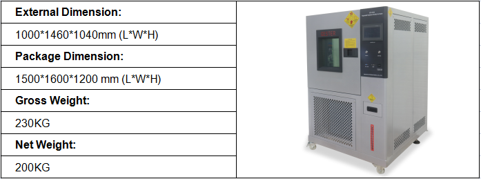 Upper and Vamp Material Cold Flexing Tester Dimensions