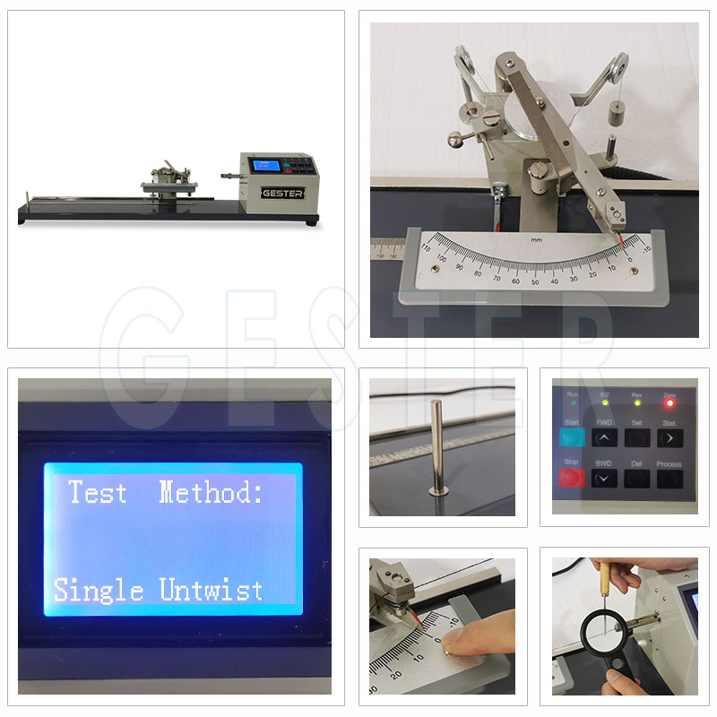 Electronic Yarn Twist Tester GT-A08 Electronic Yarn Twist Tester GT-A08