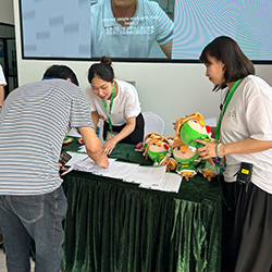 Sign-In Wall and Commemorative Souvenirs