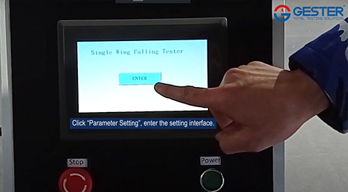 Single Wing Package Drop Tester 