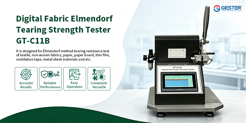  GT-C11B Digital Fabric Elmendorf Tearing Strength Tester