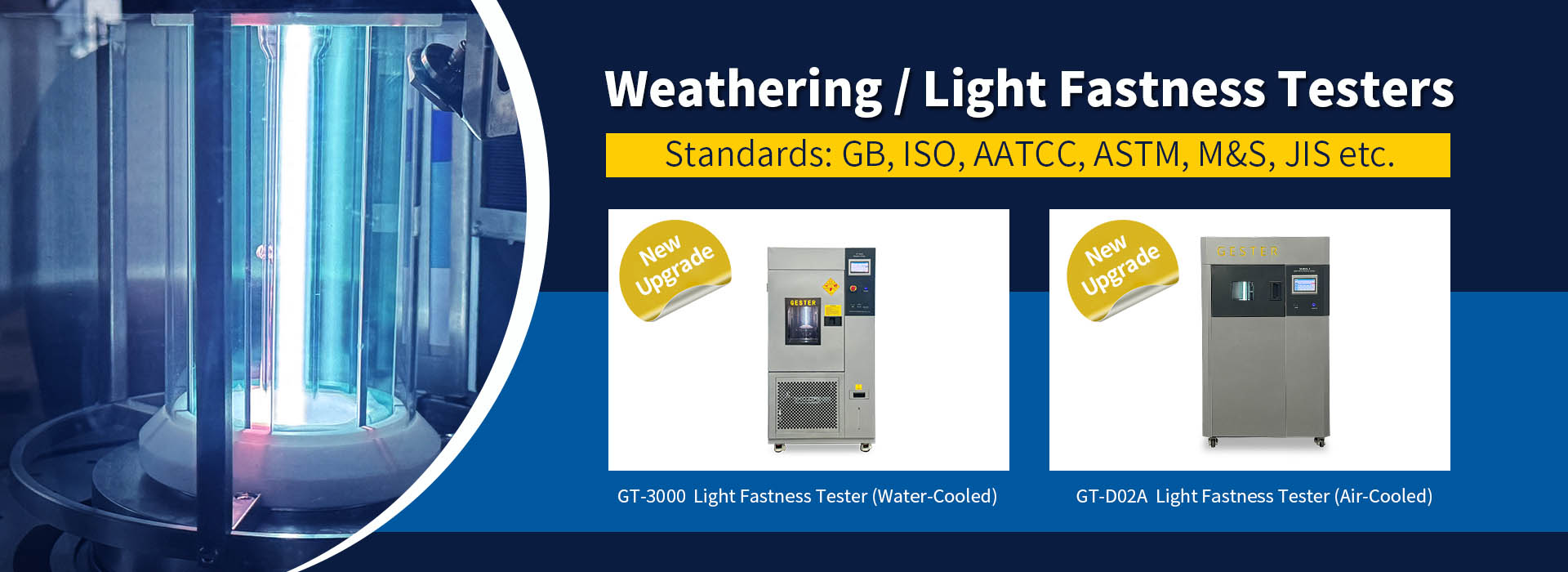 Weathering / Light Fastness Testing Equipment 