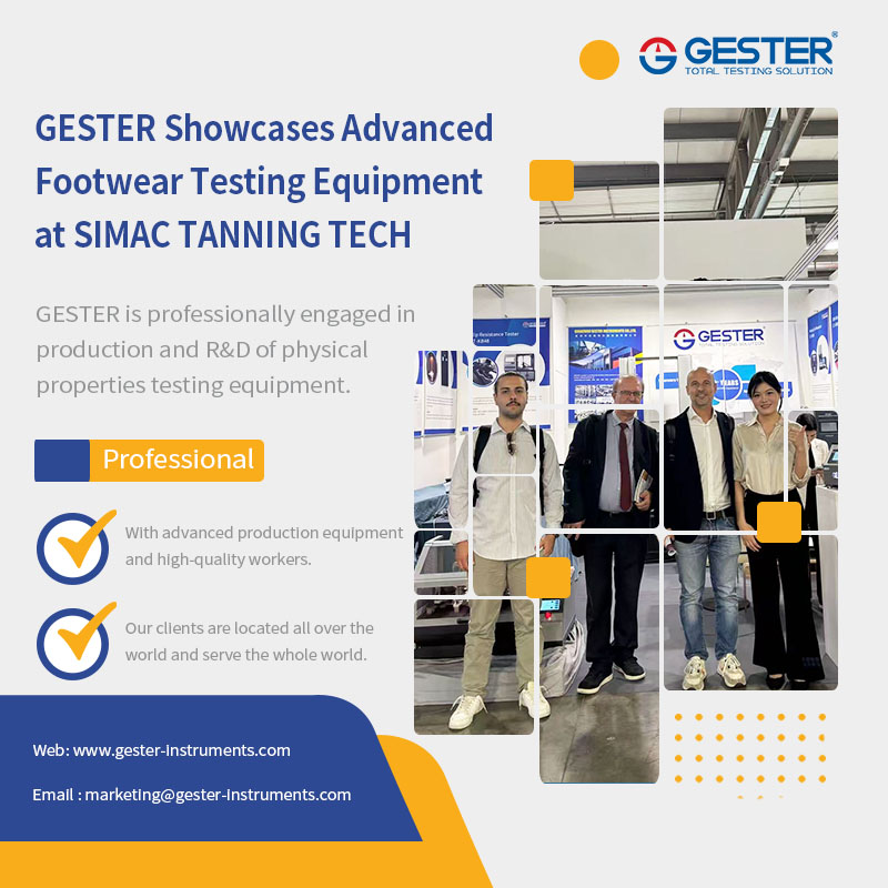 GESTER Showcases Advanced Footwear Testing Equipment at SIMAC TANNING TECH 2025