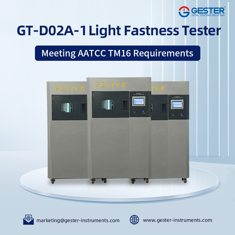 Meeting AATCC TM16 Requirements with GT-D02A-1 Light Fastness Tester