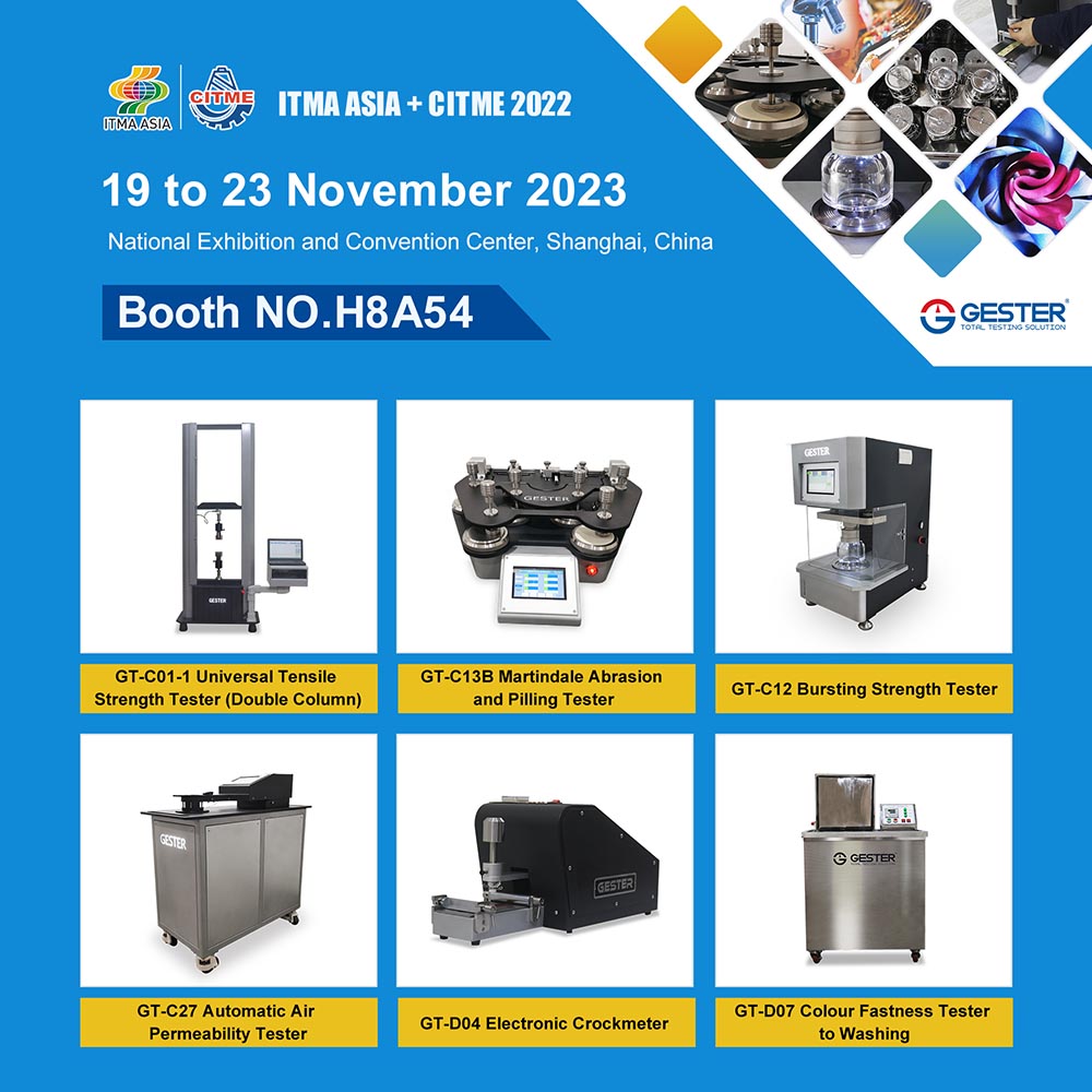 Join GESTER at the ITMA ASIA + CITME 2022 Exhibition
