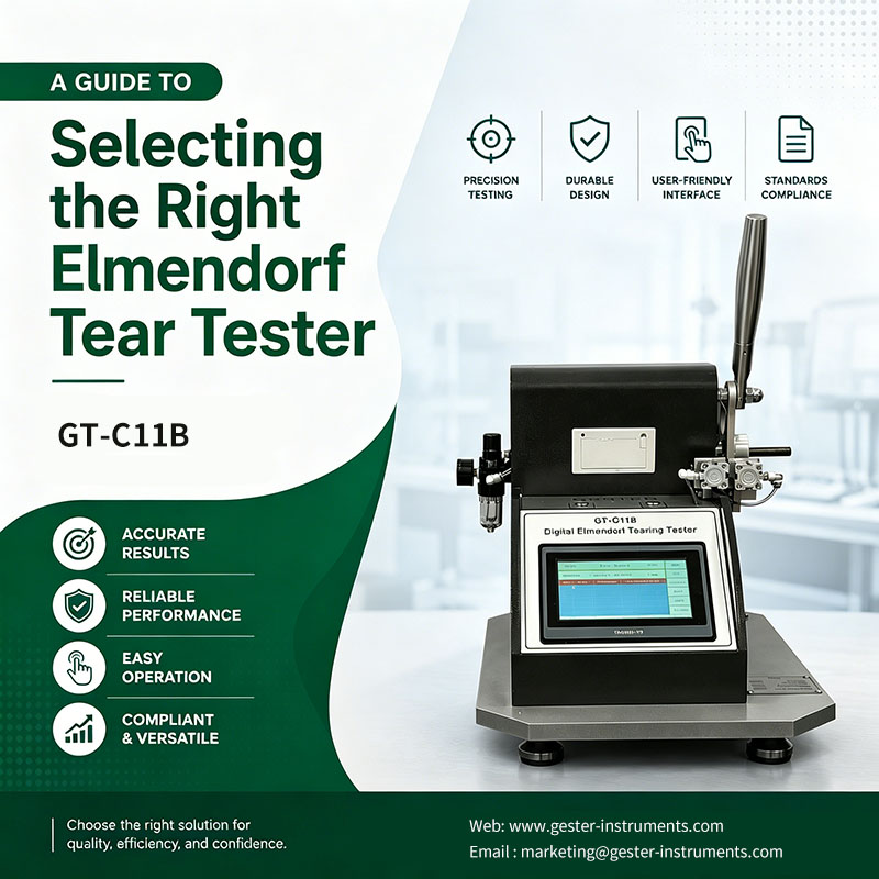 A Guide to Selecting the Right Elmendorf Tear Tester