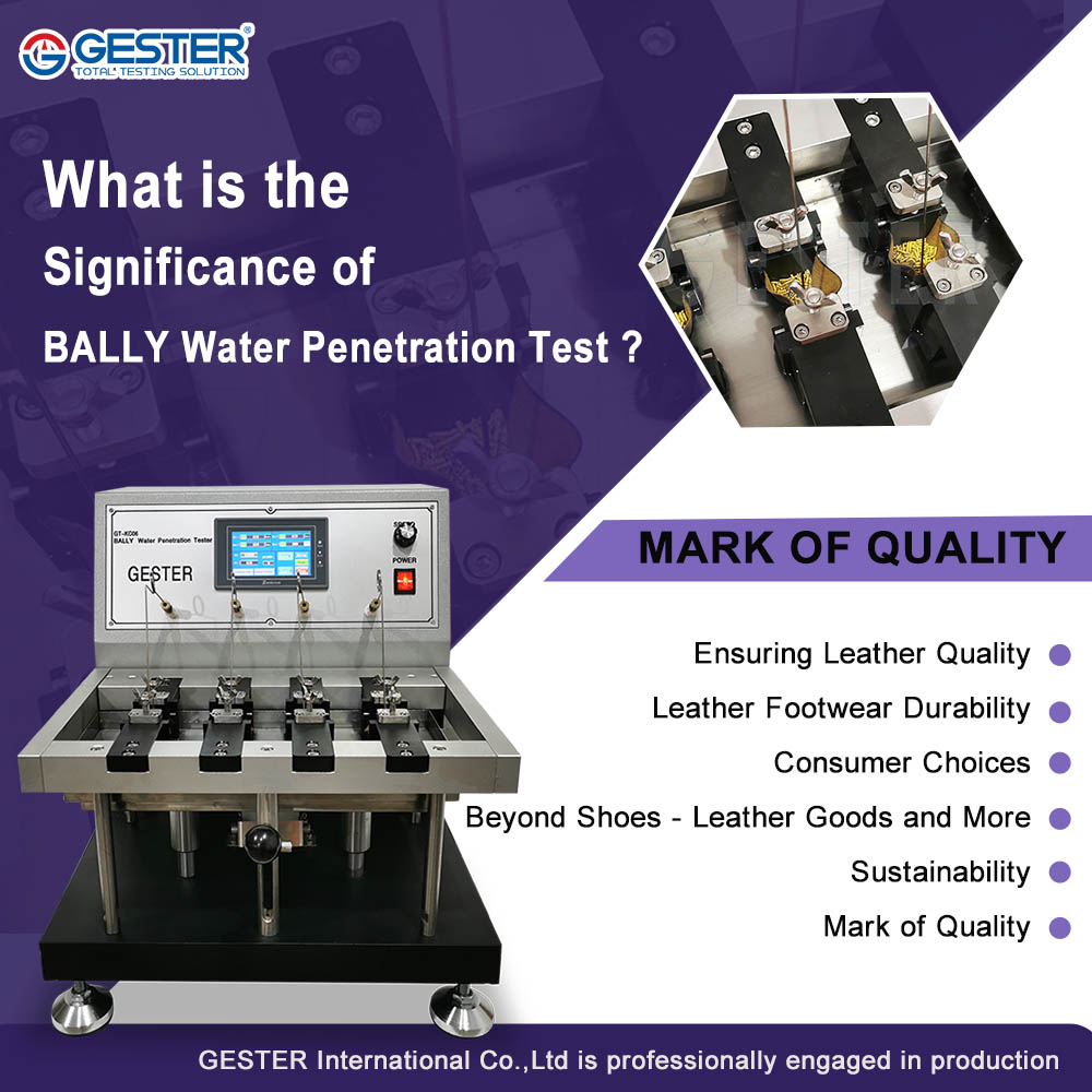 What is the Significance of BALLY Water Penetration Test ?