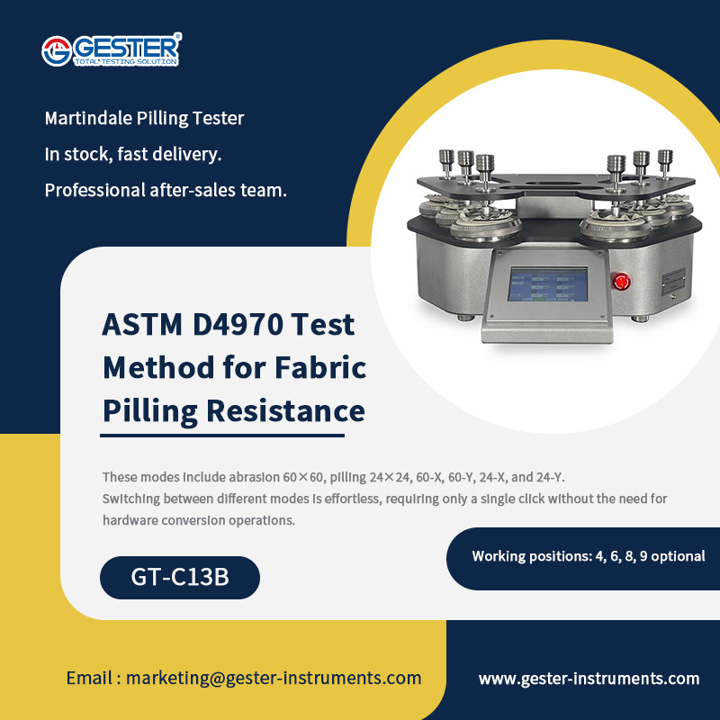 ASTM D4970 Test Method for Fabric Pilling Resistance